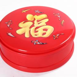 八格圓型旋轉糖果盒