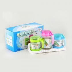 炫彩玻璃調味瓶（三件套