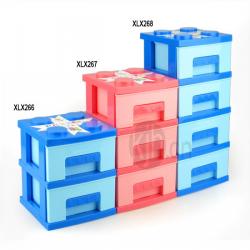 積木小層柜（正方2小、3